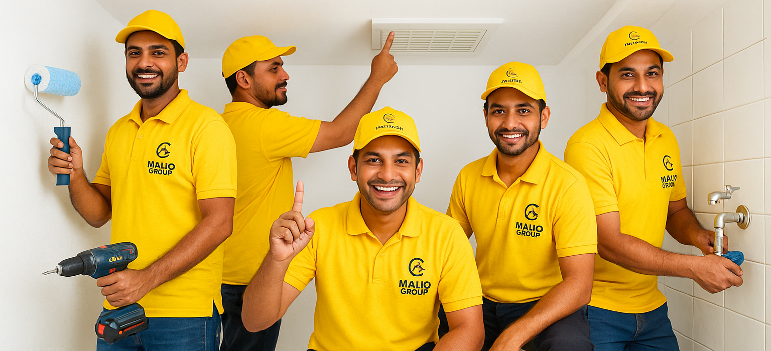 – Plumbing & Sanitary Fittings – Electrical Fittings & Wiring – Tiling (Floor and Wall) – Interior & Exterior Painting Gypsum False Ceiling Installation